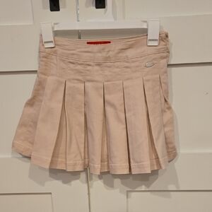 Girls Guess Light Pink Pleated Mini Skort